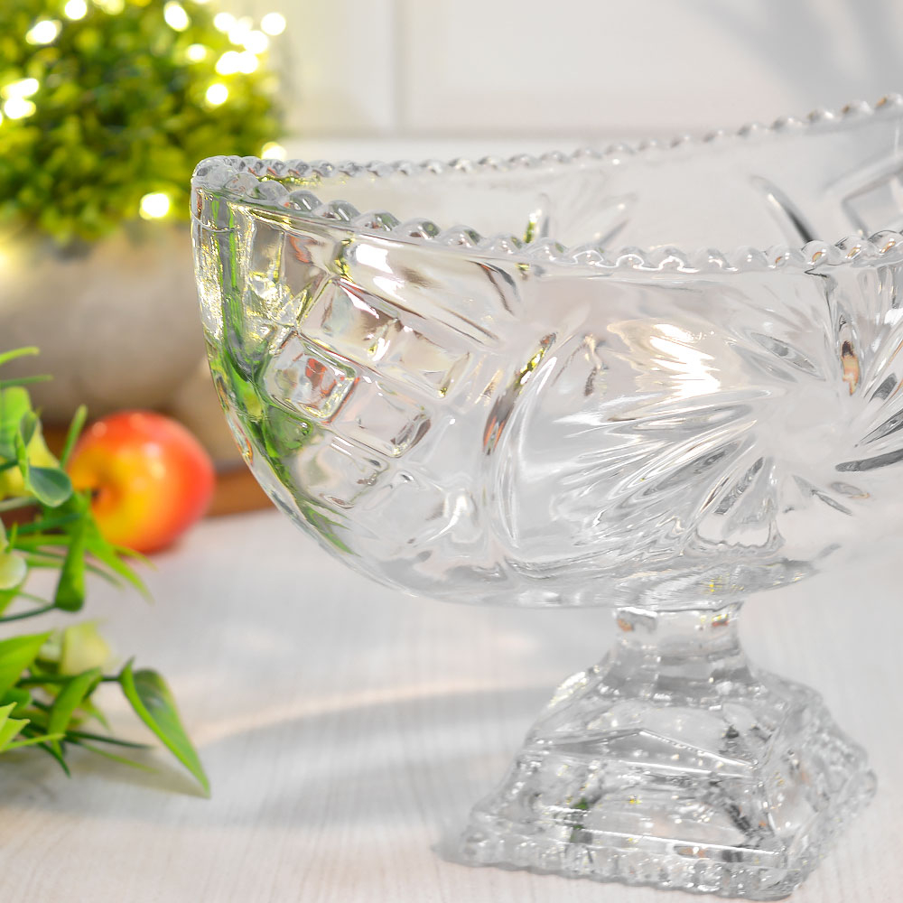 Ваза на ножке 18,5*11*14см "Sunstar"