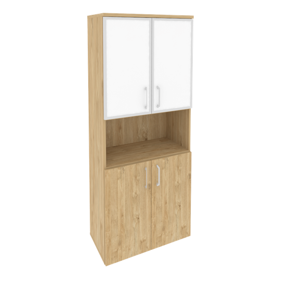 Оникс Шкаф высокий широкий O.ST-1.4 R white  800*420*1977