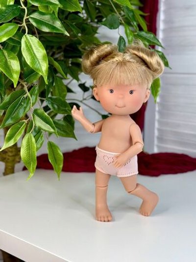 Кукла Nines виниловая 30см PIPPA шарнирная без одежды (2909W)