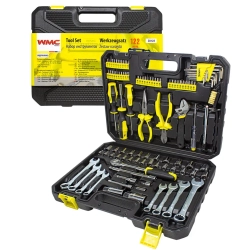 Набор инструментов 122 пр 1/4''3/8''(6гр)(4-19мм) WMC TOOLS WMC-30122