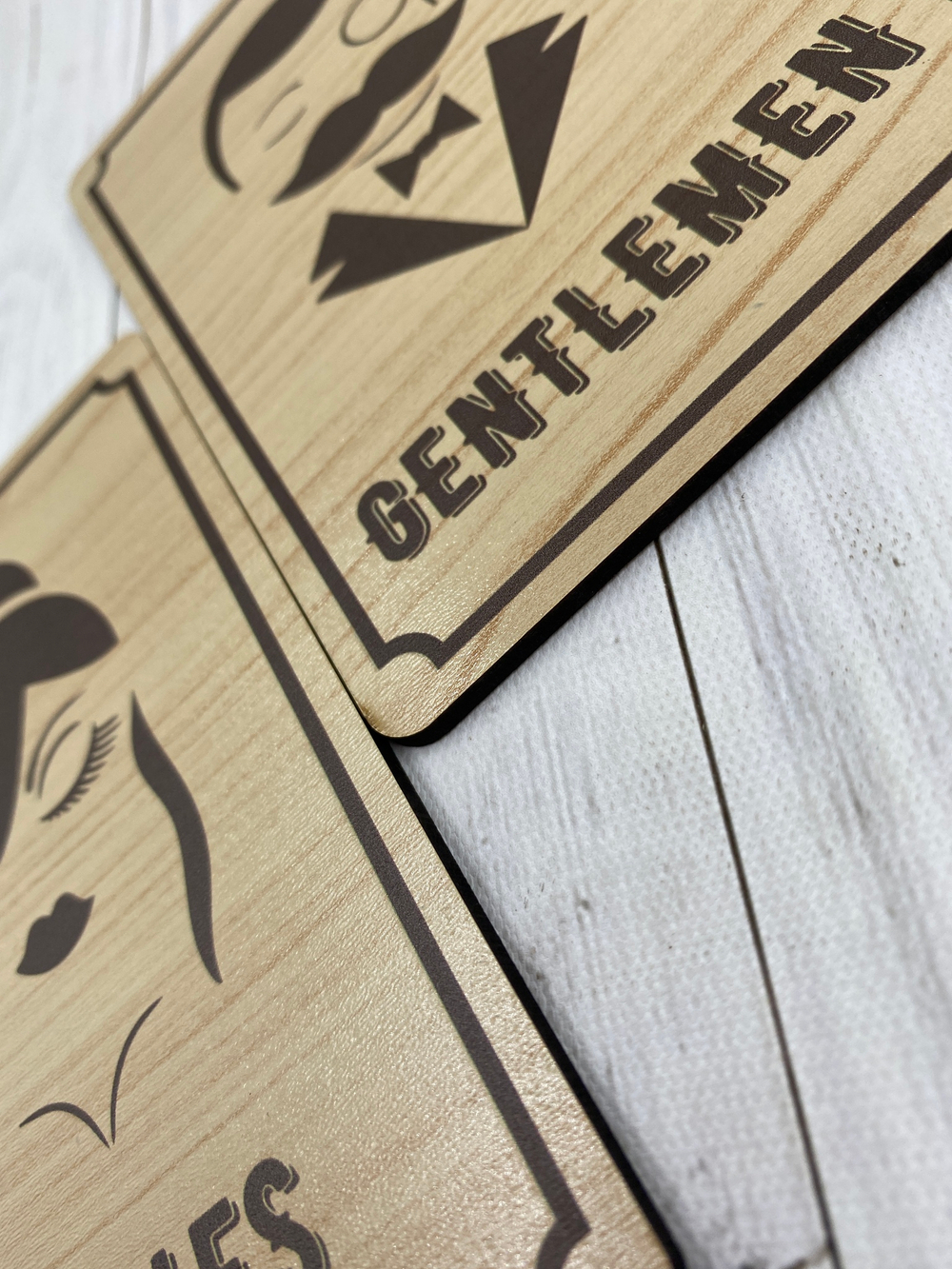 Табличка на туалет (пара М+Ж)