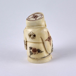 Нэцкэ Дзюродзин с мешком риса