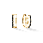 Серьги Coeur de Lion Black-Gold 0136/21-1316