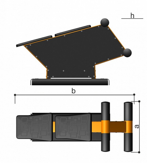 Скамья для пресса Romana 207.02.10