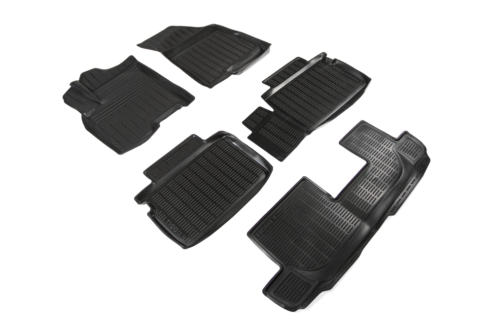 Полиуретановые коврики салона для Chery Tiggo 8 Pro 2021-н.в. Seintex.94469