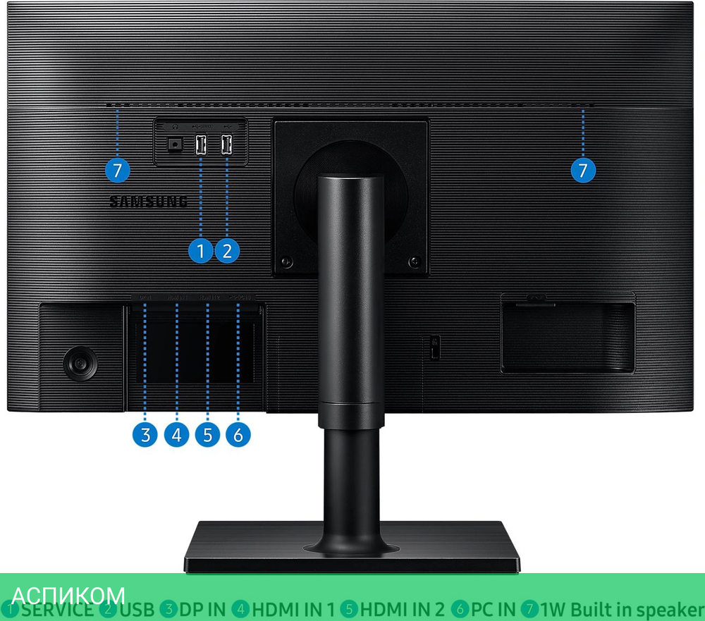 Монитор Samsung 24" F24T450FZI