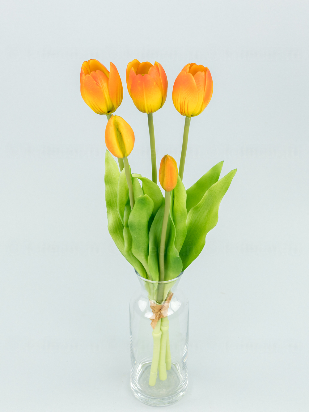 Букет тюльпанов силикон комби