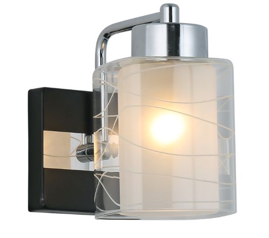 20222/1W CHROME+BLACK (6) Настенный светильник (RL)