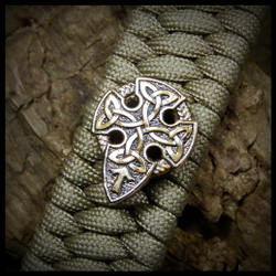 Бусина для паракорда , браслета декоративная "Сила кельта" большая