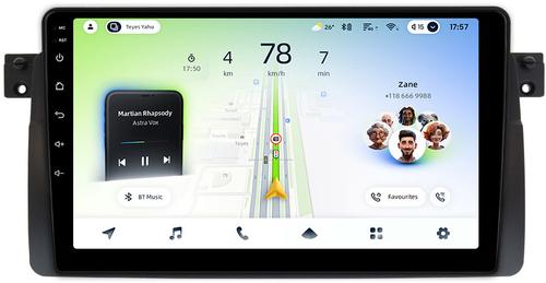 Магнитола для BMW 3 E46 1998-2006 - Teyes CC4L монитор 9" IPS, Android 14, Быстрая, Snapdragon 662, CarPlay, 4G SIM-слот