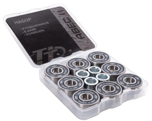 Подшипники Tech Team ABEC-11, 8 шт.+8 шайб+4 спейсера.