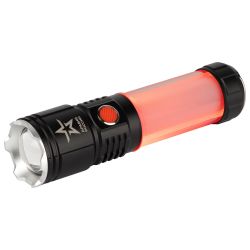 Светодиодный фонарь АРМИЯ РОССИИ MA-703 Тайфун ручной, аккумуляторный,10Вт, 6 режимов, Li аккумулятор, магнит, крючок