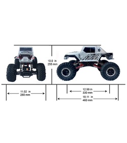 Радиоуправляемый краулер Remo Hobby Jeeps 4WD 2.4G 1/10 RTR
