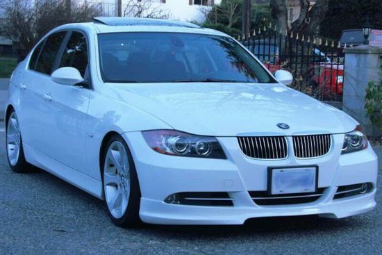 Юбка переднего бампера V.1 для BMW 3 E90/E91 2004-2008 Sedan/Touring
