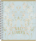 Тетрадь WILD GARDEN 170х203, 96 л. гребень, 4+0+выборочный УФ-лак, 4 диз