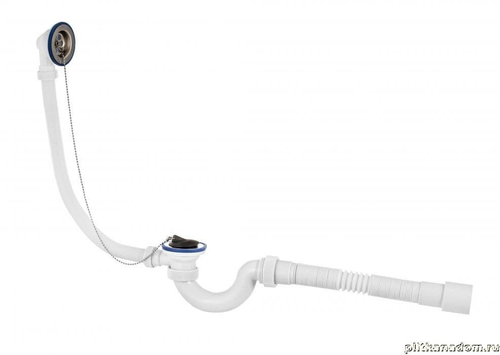 Сифон "Элит" для ванн с нерж. чашками