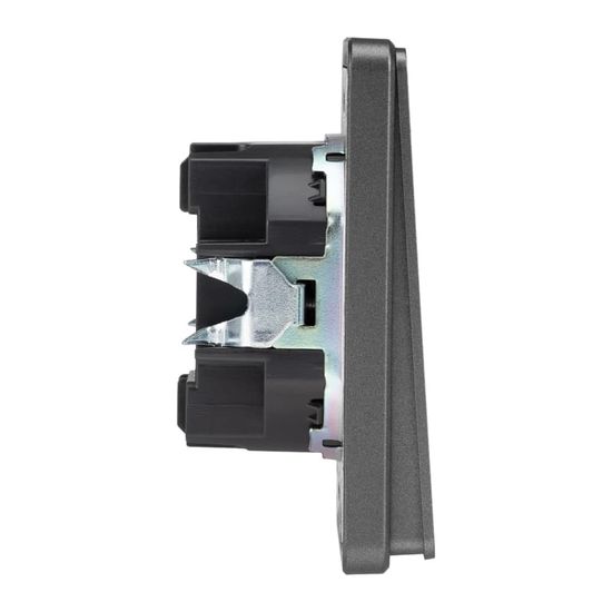 Выключатель ROUND 3 кл 10А с/у титан KRANZ