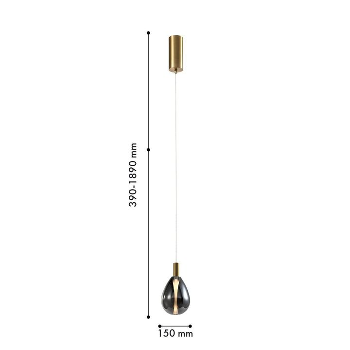 Подвесной светодиодный светильник Favourite Hopper 4255-1P