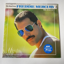 Винтажная виниловая пластинка LP Freddie Mercury Mr. Bad Guy (Japan 1985) (Obi, 4 фотографии)