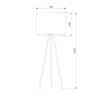 Торшер с абажуром 5569 Juta