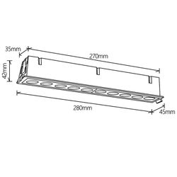 9135 Встраиваемый светильник BLAU