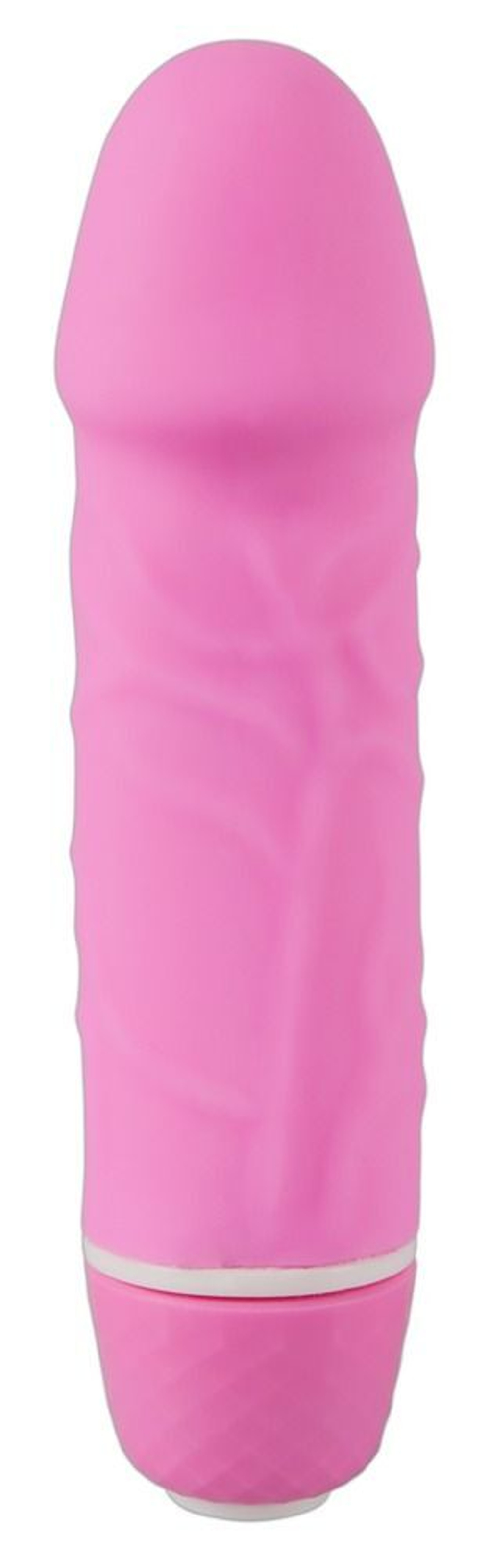 Розовый миниатюрный вибратор Mini Little Darling - 12,5 см. (Цвет: розовый)