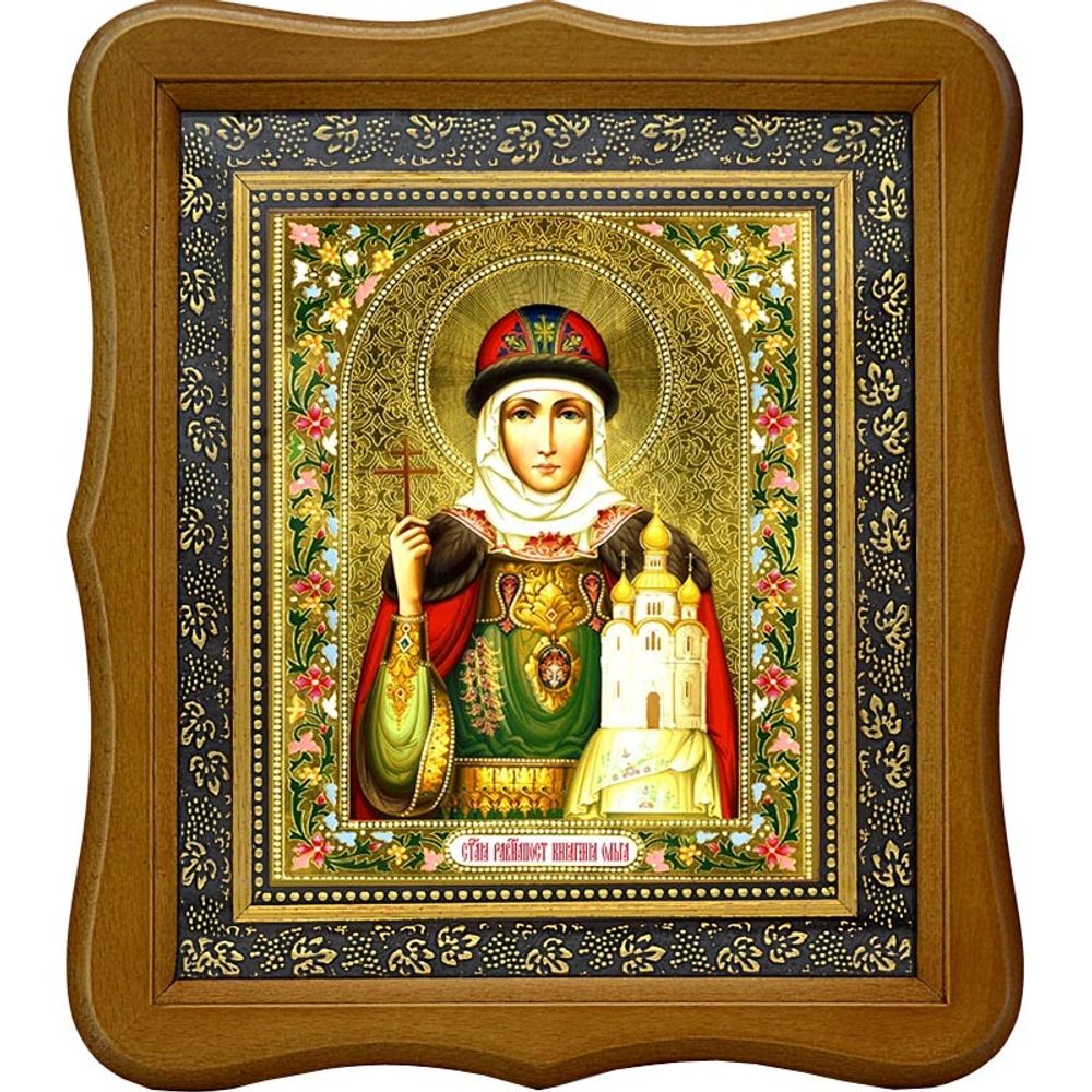 Ольга Святая равноапостольная княгиня. Икона на холсте