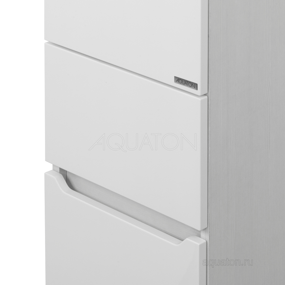 Шкаф - колонна AQUATON Дакота белый, выбеленное дерево 1A203203DAAY0