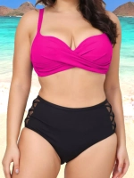 купальник раздельный плюс сайз для большой груди утягивающий