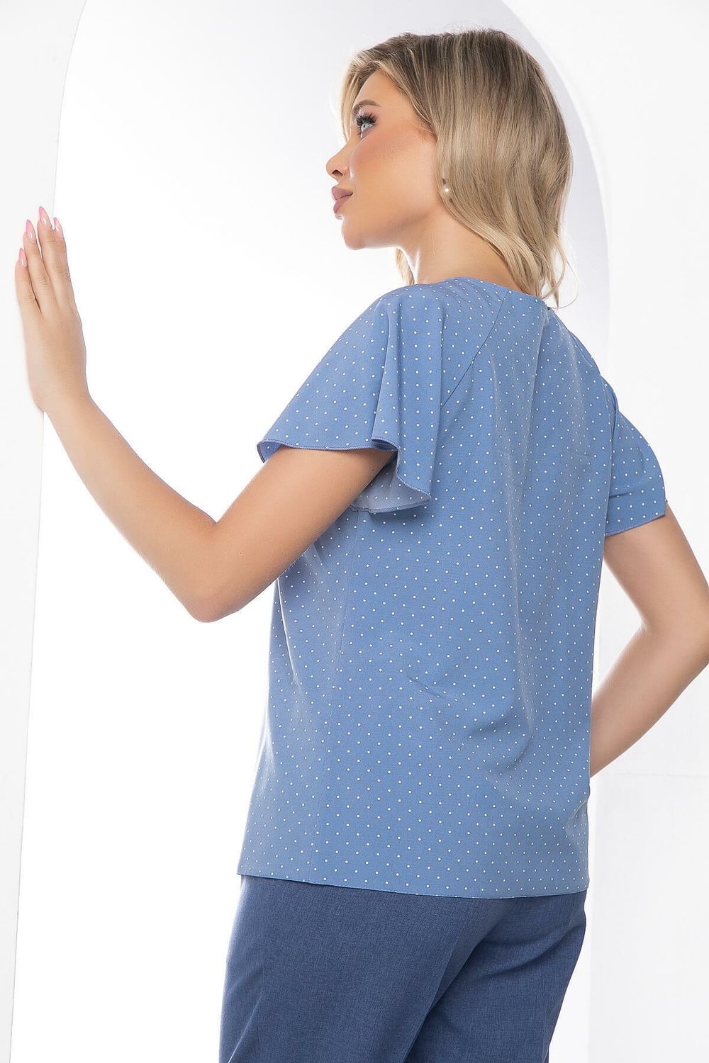 Блуза "Сицилия" (голубая) Б8062 LT Collection (Акция)