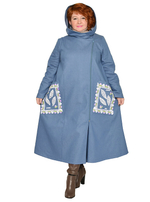 Плащ из джинсовой ткани Эра