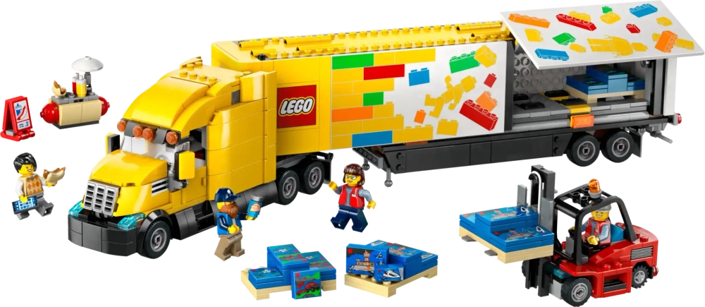 Конструктор LEGO City 60440 Желтый грузовик для доставки
