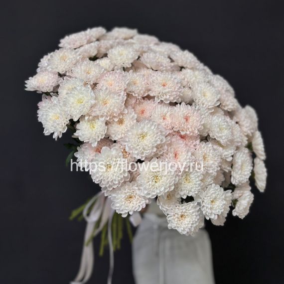 Букет из розовой хризантемы