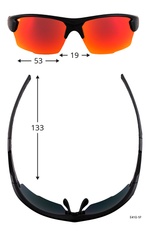 Спортивные очки GOG Nanga / Matt Black / Polarized Reflex Silver