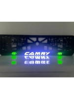 Рамка для номера с подсветкой. GLOGO Camry.