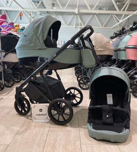 Коляска BRANO PRO (2 в 1) (Riko) 04 Lagoon (зеленый)