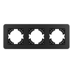 Рамка алюминиевая FRM-AKIRY-SFAL-3-BK (Arlight, -) 049741