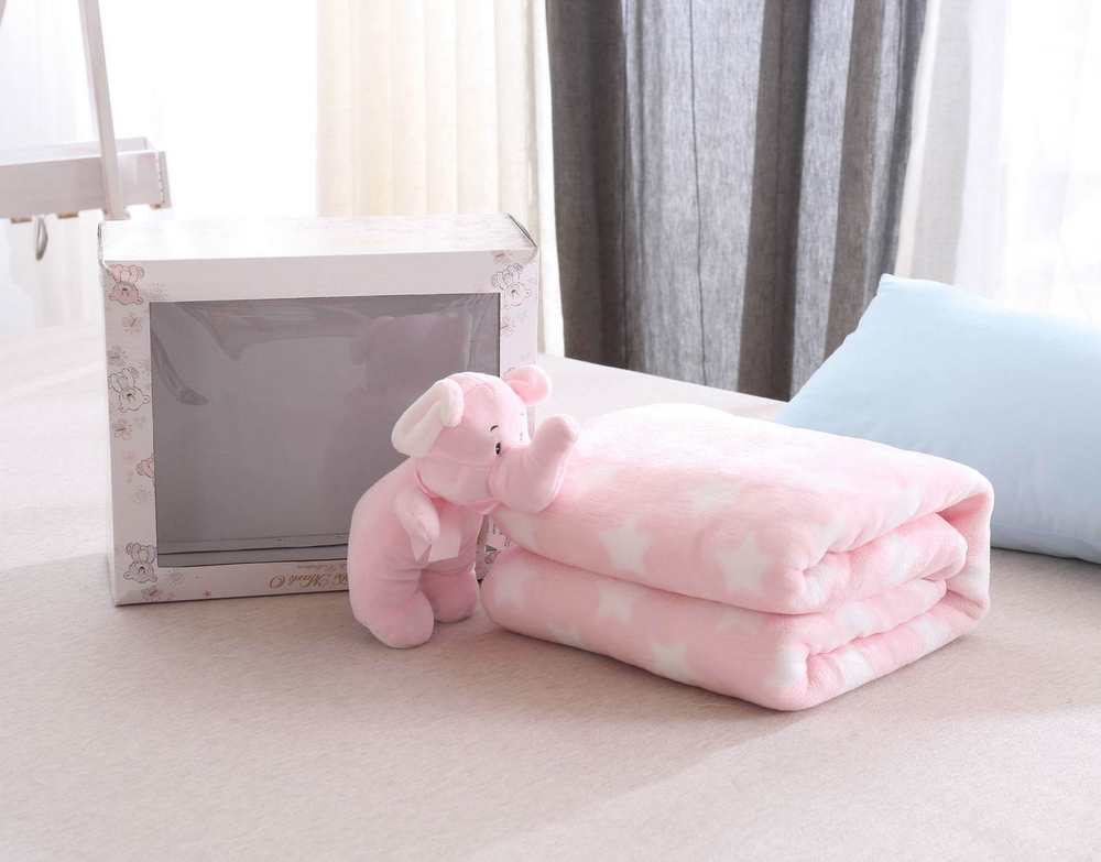 Плед 100х150 Sofi De MarkO Дамбо розовый