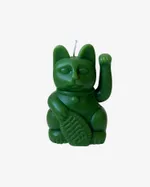 Купить Свеча Lucky Cat Зеленая Свеча Lucky Cat Зеленая