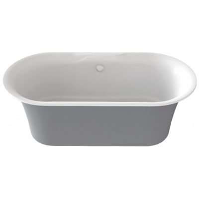 Ванна из литого мрамора отдельностоящая BAS Венеция 1700х800 серый