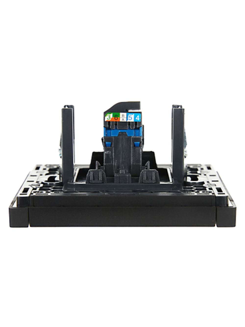 FORTE&PIANO Розетка компьютерная RJ45 кат.6 FP131 черный IEK