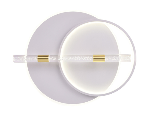 Светильник светодиодный потолочный FL5007 WH/GD белый/золото 3000K/4200K/6400K 72W 565*460*92.5 (ПДУ РАДИО 2.4G)