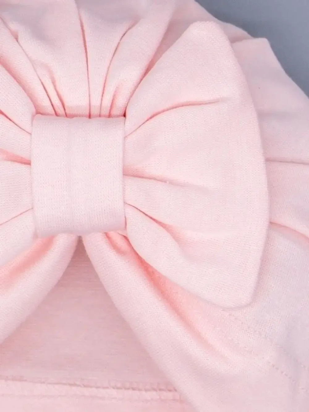 Чалма осенняя детская с бантиком