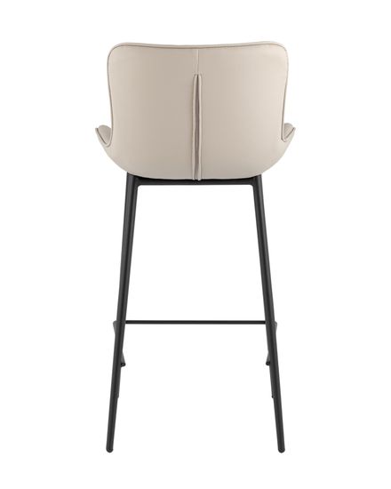 Стул барный Vault экокожа серый