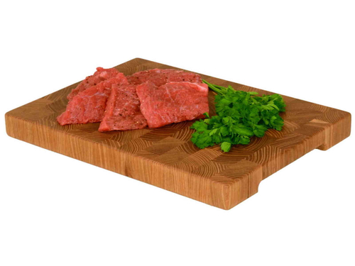 Торцевая разделочная доска 35x25x3 см. карагач (вяз), арт. 003