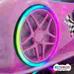 Автодромная электромашинка «Розовая Молния» с ограничением скорости, для детей и подростков