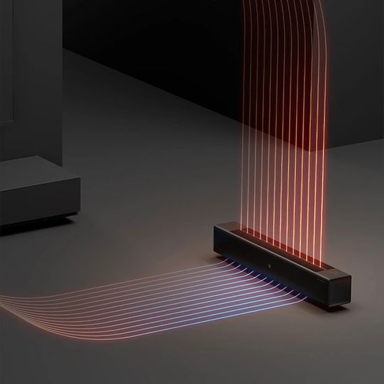 Умный электрический обогреватель Xiaomi Mijia Baseboard Electric Heater Graphene Heating Simulated Flame Edition 2200W ( TJXDNQ06ZM)