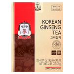JungKwanJang, Чай с корейским женьшенем, 25 пакетиков по 3 г (0,11 унции)