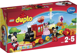 LEGO Duplo: День рождения с Микки и Минни 10597 — Mickey & Minnie Birthday Parade — Лего Дупло