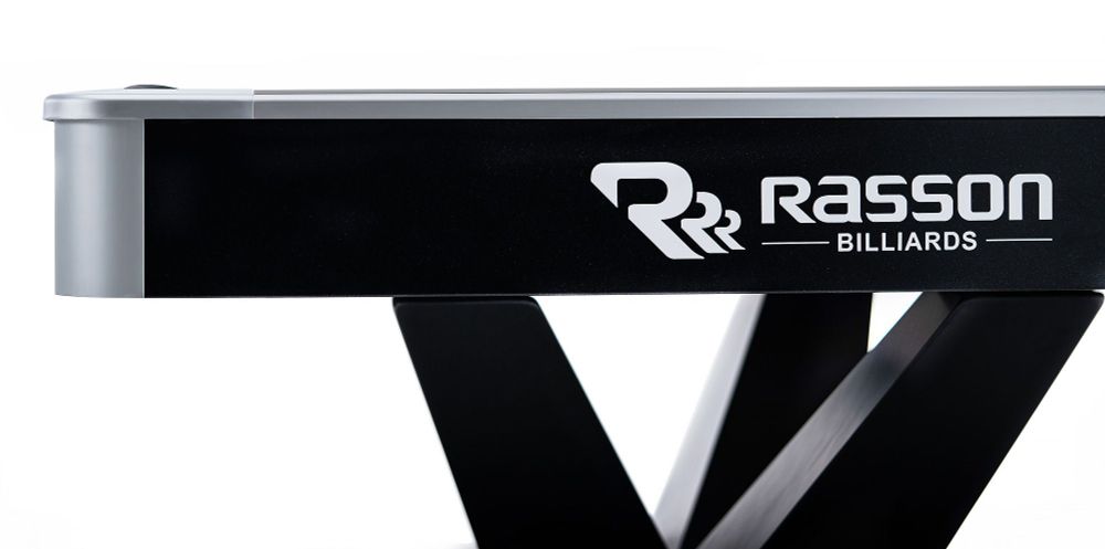 Бильярдный стол для пула RASSON "Victory 2 Plus" 9 футов (черный, сланец 30 мм)
